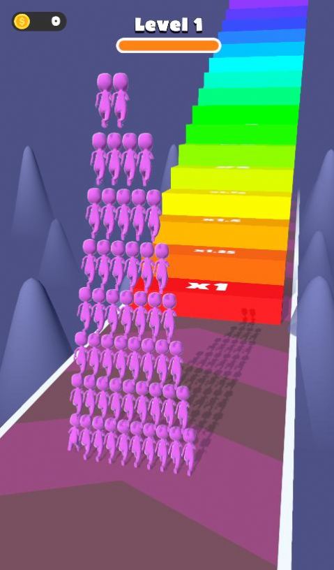 人群怪物奔跑3D游戏