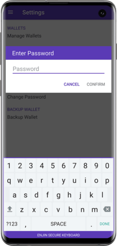 enjin wallet V1.0 安卓版