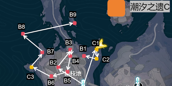 鸣潮1.3版本新枝地宝箱全收集