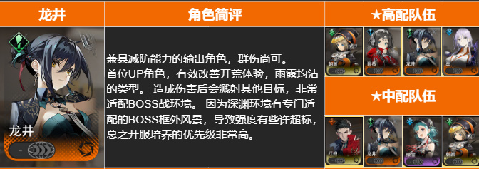 新月同行强力角色配队推荐