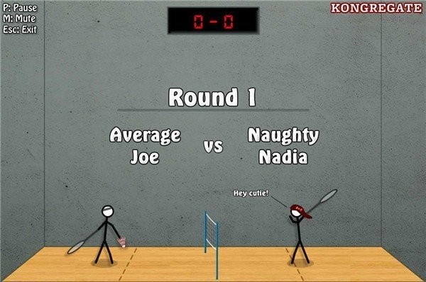 火柴人羽毛球小游戏下载